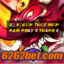 xổ số kiến thiết miền nam ngày 9 tháng 8