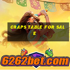 craps table for sale