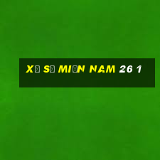 xổ số miền nam 26 1