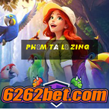 phỏm tá lả zing