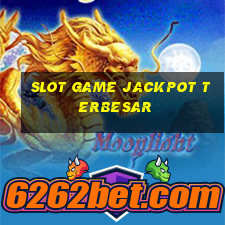 slot game jackpot terbesar