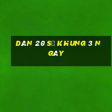 dàn 20 số khung 3 ngày