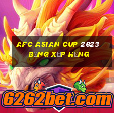 afc asian cup 2023 bảng xếp hạng