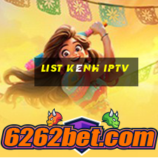 list kênh iptv