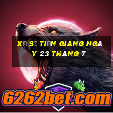 xổ số tiền giang ngày 23 tháng 7