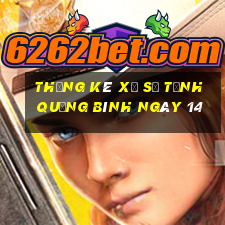 Thống kê Xổ Số Tỉnh Quảng Bình ngày 14