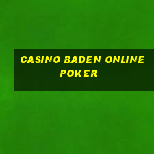 casino baden online poker