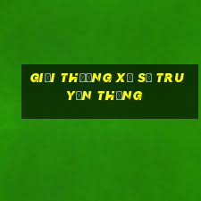 giải thưởng xổ số truyền thống