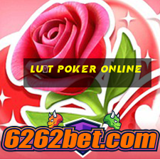 luật poker online