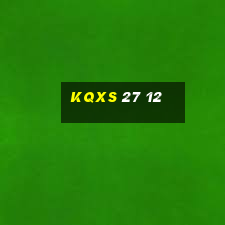 kqxs 27 12