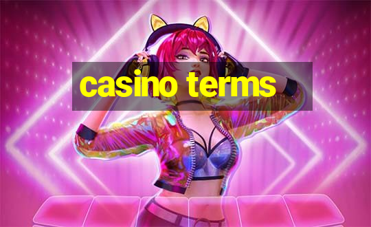 casino terms