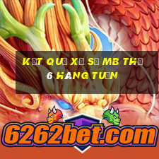 kết quả xổ số mb thứ 6 hàng tuần