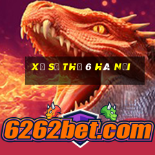 xổ số thứ 6 hà nội