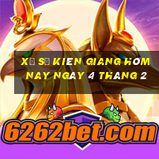 xổ số kiên giang hôm nay ngày 4 tháng 2