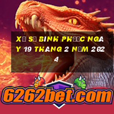 xổ số bình phước ngày 19 tháng 2 năm 2024