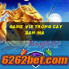 game vui trong cay ban ma