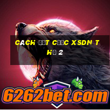 Cách đặt cược XSDN Thứ 2