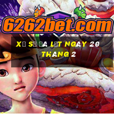 xổ số đà lạt ngày 20 tháng 2