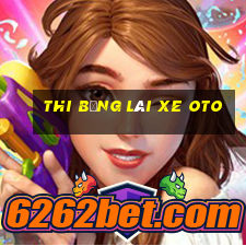 thi bằng lái xe oto