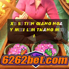 xổ số tiền giang ngày mười lăm tháng mười