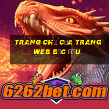 Trang chủ của trang web Bắc Đẩu