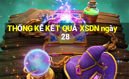 THỐNG KÊ KẾT QUẢ XSDN ngày 28