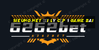 Sieuno.Net Đại Lý Cấp 1 Game Bài