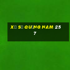 xổ số quảng nam 25 7