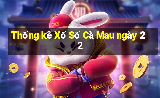 Thống kê Xổ Số Cà Mau ngày 22