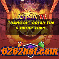 Trang chủ Color Tuan Color Tuan