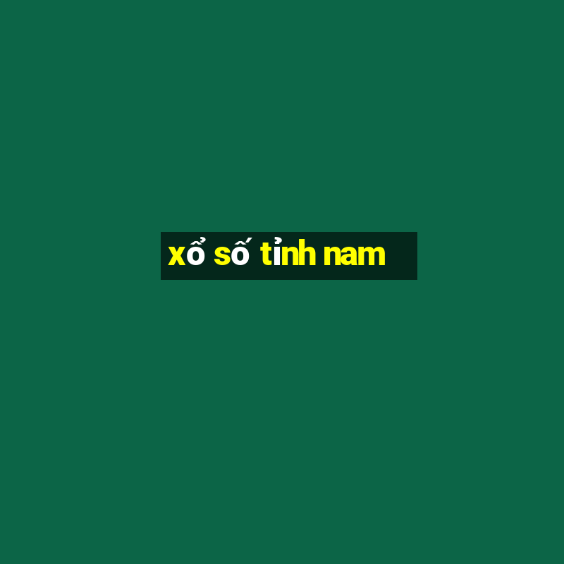 xổ số tỉnh nam