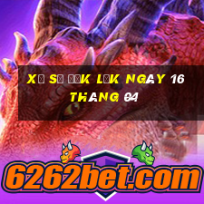 xổ số đắk lắk ngày 16 tháng 04