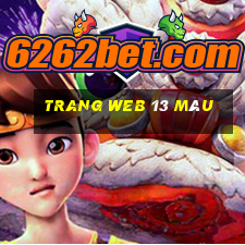 Trang web 13 màu