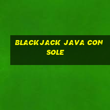 blackjack java console