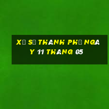 xổ số thành phố ngày 11 tháng 05