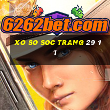 xo so soc trang 29 11