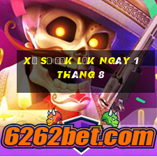 xổ số đắk lắk ngày 1 tháng 8