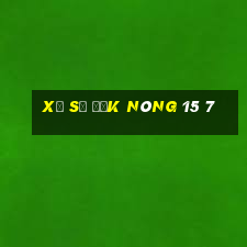 xổ số đắk nông 15 7