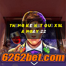 THỐNG KÊ KẾT QUẢ XSLA ngày 22