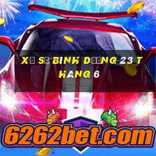 xổ số bình dương 23 tháng 6