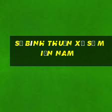 số bình thuận xổ số miền nam