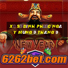 xổ số bình phước ngày mùng 9 tháng 9