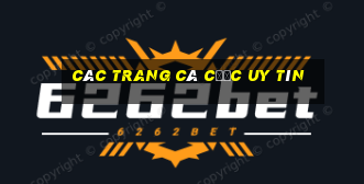 các trang cá cược uy tín