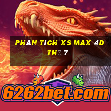 Phân tích XS Max 4D Thứ 7