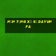 Nền tảng xổ số Dayunfa