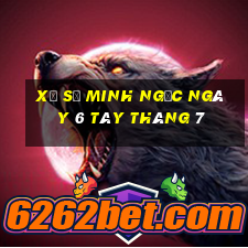 xổ số minh ngọc ngày 6 tây tháng 7