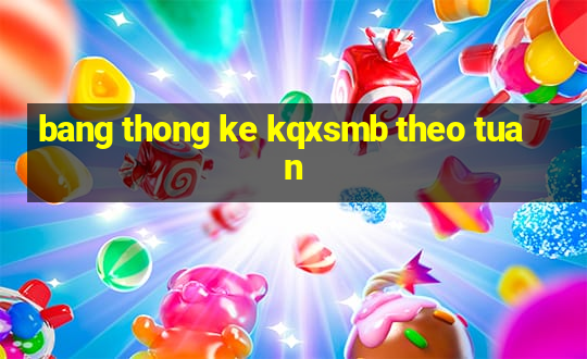 bang thong ke kqxsmb theo tuan