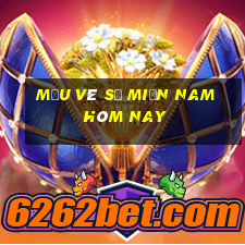 mẫu vé số miền nam hôm nay