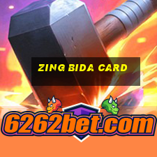 zing bida card