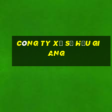 công ty xổ số hậu giang